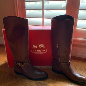 Coach riding boots, 7.5M, new in box